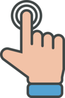 hand- cursor icoon klem kunst png