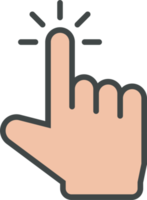 Hand cursor icon clip art png