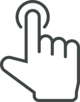 hand- cursor icoon klem kunst png