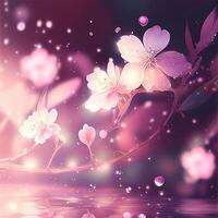 Sakura spring backdrop. photo