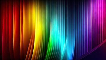 fondo de pantalla con arco iris degradado colores. ai generado. foto