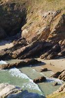 Beach near Plage de la Baie des Trepasses, France photo