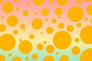 Colorful polka dot backdrop and background photo