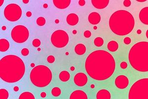 Colorful polka dot backdrop and background photo