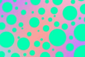 Colorful polka dot backdrop and background photo