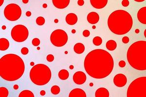 Colorful polka dot backdrop and background photo