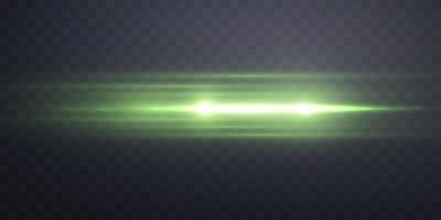 verde lente llamarada. verde resplandor llamarada ligero efecto. vector ilustración