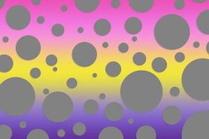 Colorful polka dot backdrop and background photo