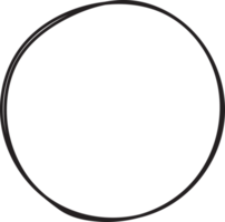 Hand drawn circle highlighting png