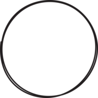 Hand drawn circle highlighting png