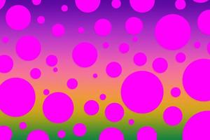 Colorful polka dot backdrop and background photo