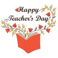 Happy Teacher's Day vector