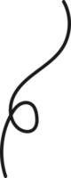 Hand drawn curved line shape. Curved line icon png