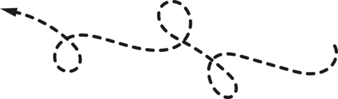 main tiré à pois La Flèche forme png