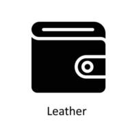 Leather  Vector  Solid Icons. Simple stock illustration stock