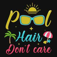 Summer typography tshirt design vector