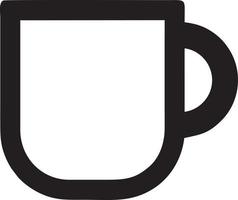 Cup Mug icon symbol isolated design vector image. Illustration of the coffe cup design image. EPS 10