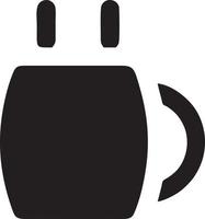 Cup Mug icon symbol isolated design vector image. Illustration of the coffe cup design image. EPS 10