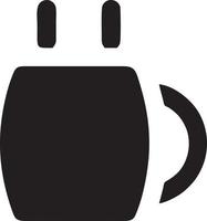 Cup Mug icon symbol isolated design vector image. Illustration of the coffe cup design image. EPS 10