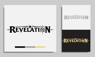 revelación móvil juego logo vector