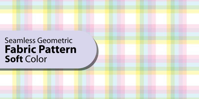 Seamless Geometric Fabric Pattern-Soft Color