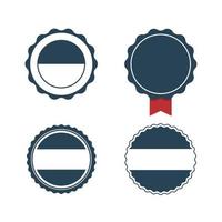 Vector set Badge, Ribbons and Labels. Design elements