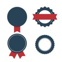 Vector set Badge, Ribbons and Labels. Design elements