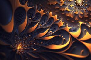 abstract fractal background. Illustration photo