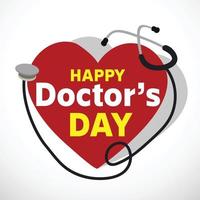 vector ilustración de un antecedentes para mundo internacional contento del doctor día.