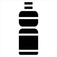 bottle plastic icon for download vector