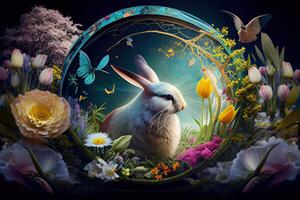 Spring Equinox background, march september season photo