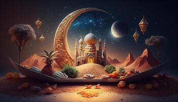 Ramadan Islam Holiday Religion illustration, photo