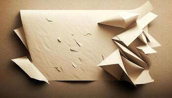 Paper texture background illustration. Copy space, photo
