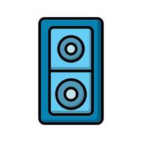 Speaker box icon vector design templates