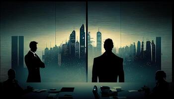 Business background concept design, management in finance, work office and success illustration, photo