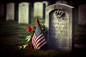 Memorial Day National Holiday illustration. photo