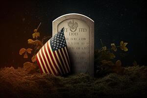 Memorial Day National Holiday illustration. photo