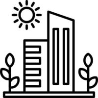 Green City vector icon