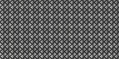 Dark black pixel mosaic abstract seamless geometric grid background vector