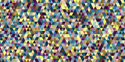 Abstract colorful seamless geometric grid background with colored triangle shapes vector