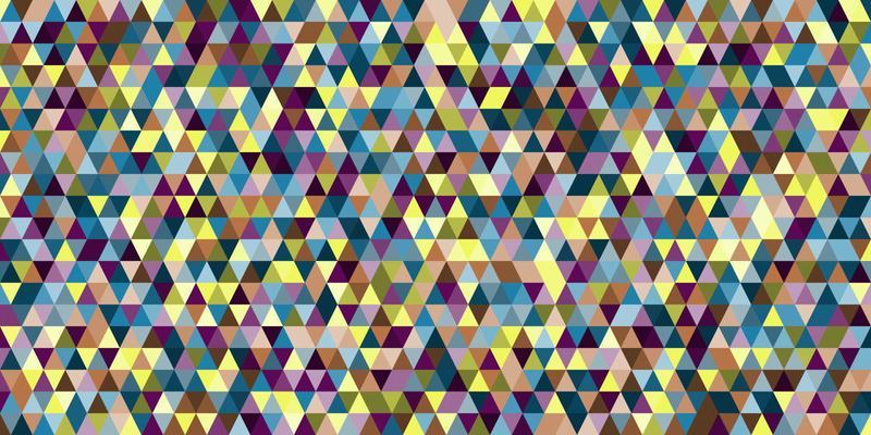 Abstract colorful seamless geometric grid background with colored triangle shapes