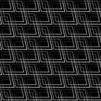 Geometric grid background Modern black and white abstract texture vector
