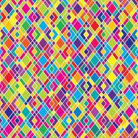 Abstract colorful seamless geometric grid background with colored shapes vector