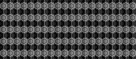 Abstract Hexagon structure Dark geometric background vector
