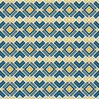 Mediterranean style ceramic tile pattern Ethnic folk ornament Colorful seamless geometric pattern vector
