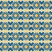 Mediterranean style ceramic tile pattern Ethnic folk ornament Colorful seamless geometric pattern vector