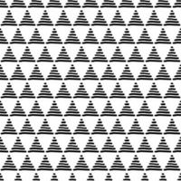 Triangles grunge doodle seamless pattern vector