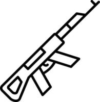 Machine gun vector icon