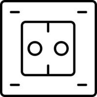 Electric Socket vector icon