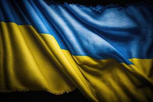 Ukraine Flag. Illustration photo